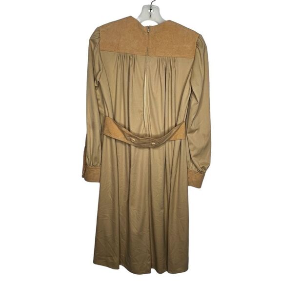 Vintage Ciao Ltd. Tan Dress as is - Picture 4 of 6